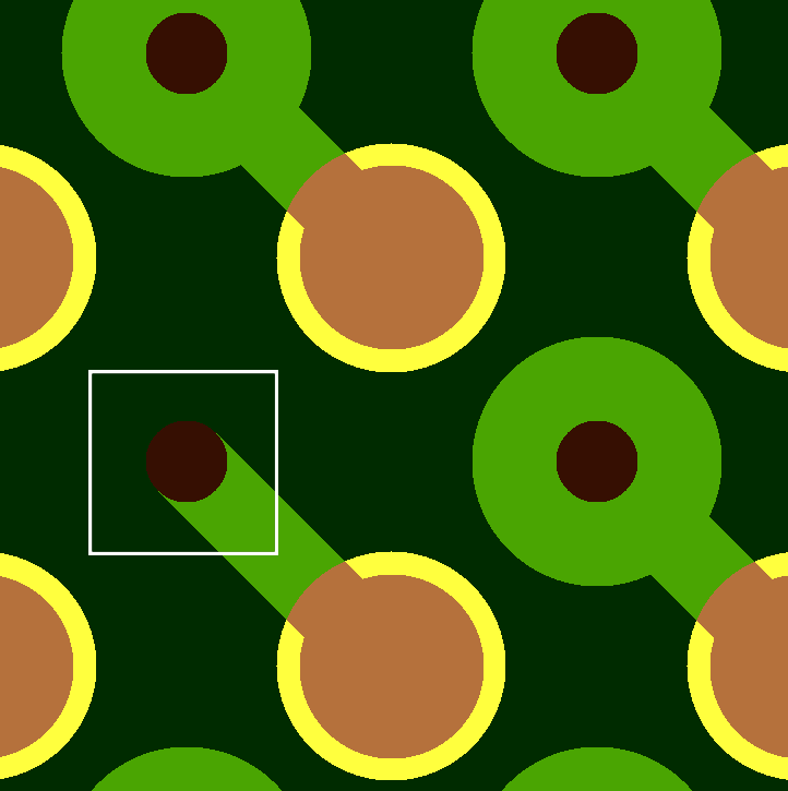 Отсутствует площадка переходного отверстия