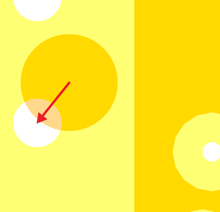 Выход металлизированного отверстия за площадку