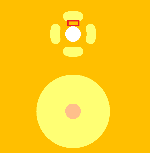 Поясок переходного отверстия