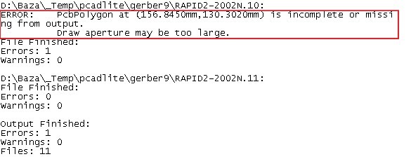 Рис. 18. Возникновении ошибки экспорта Gerber-данных и ее устранение.jpg