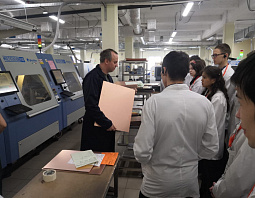 Экскурсии студентов на производство печатных плат Резонит